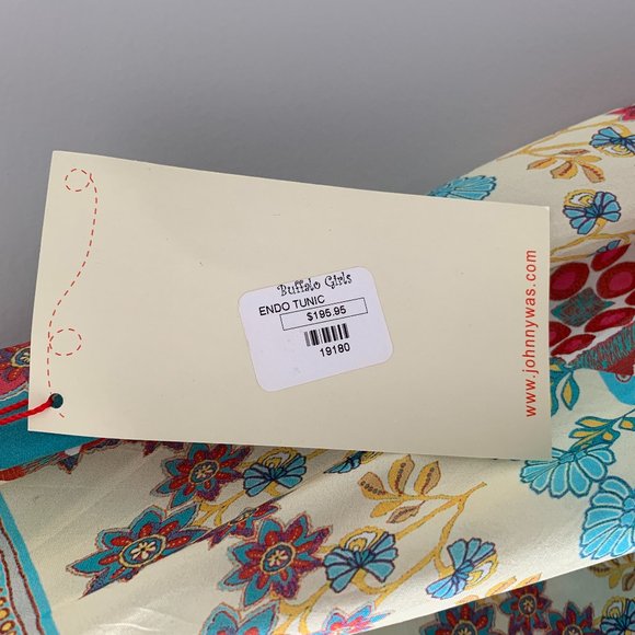 NWT Johnny Was 100% Silk Tunic - Picture 5 of 6